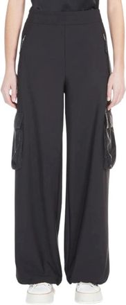 Max Mara Zwarte Broek Regular Fit - Dames - Wijde Broeken - Zwart - S - Broeken