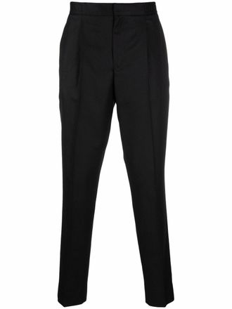 Officine G&eacute;n&eacute;rale high-waisted tapered trousers - Black