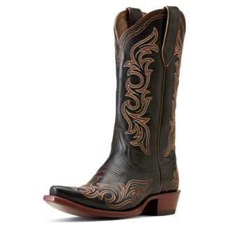 Ariat Womens Hazen Western Boots in Ancient Black, B Medium Width, Size 3.5, by Ariat