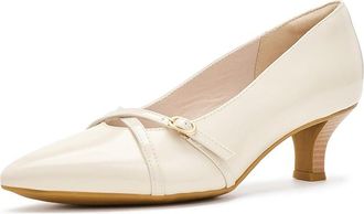 Clarks Kepley Star High Womens Heels White Leather : 5.5 B - Medium