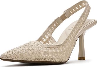 Anne Klein Ismeralda Womens Shoes Cream Crochet : 8.5 M, Synthetic