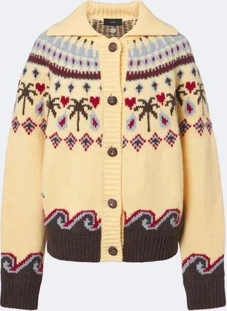 Alanui Sweet Winter virgin wool cardigan