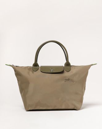 Longchamp Borsa Le Pliage M Longchamp in nylon e pelle a grana