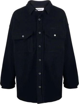 AMBUSH Wool Shirt Jacket - Heren - Zomerjassen - Blauw - M - Wol - Jassen
