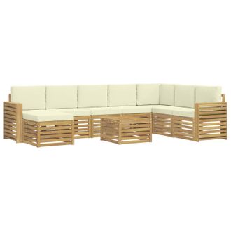 vidaXL Juegos De Sof&aacute;s Madera De Acacia S&oacute;lida Vidaxl