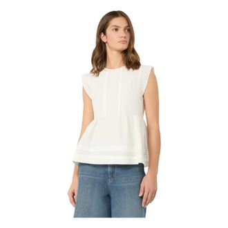 Max Mara Dames, Blouses & Shirts, Wit, Maat: 2XS Katoen