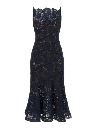 Self Portrait Spiral Lace Lace Dress