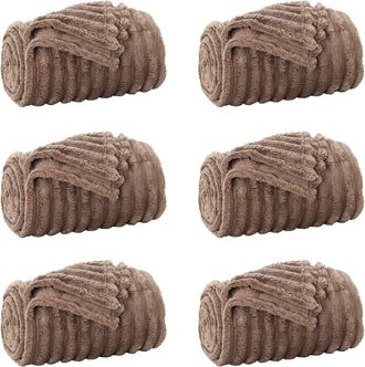 vidaXL Mantitas De Sof&aacute; 6 Uds. Camel 270 X 240 Cm 10.34 Kg Lana Vidaxl