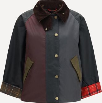 Barbour Patchwork Transport Waxed Jacket Female 10