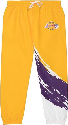 Mitchell & Ness x NBA Paintbrush Warm Up Pants Los Angeles Lakers PWUP3415-LALYYPPPMTWH