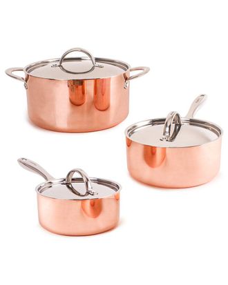 Berghoff Berghoff Copper Polished Tri-Ply 6Pc Set