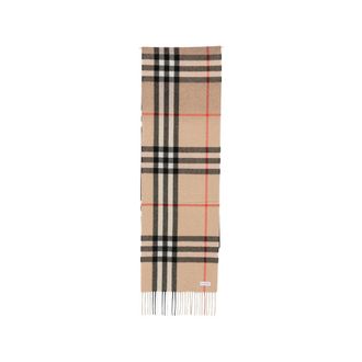 Burberry Sciarpa in cashmere a quadri - - Accessories - Uomo - Beige - ONE SIZE