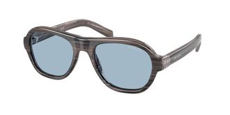 Prada PR D14S 28O40Q Mens Sunglasses Grey Size 54