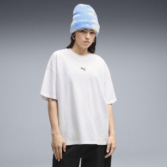 Puma T-shirt oversize Essentials da donna, Abbigliamento, Bianco, XL