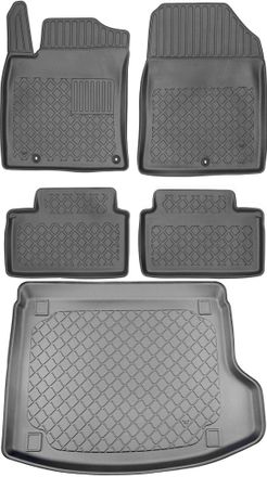 OEM Hyundai I30 Iii Fastback A Partir De 2020 Set - Alfombrillas Para Coche + Alfombrilla Para Maletero