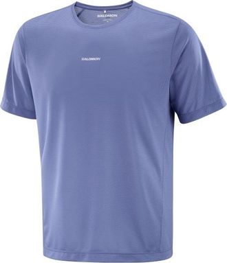 Salomon SHKout Core S/S Laufshirt f&uuml;r Herren | lila