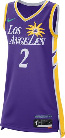Nike Los Angeles Sparks Explorer Edition Nike Womens Dri-FIT WNBA Victory Jersey in Purple | DJ4571-507