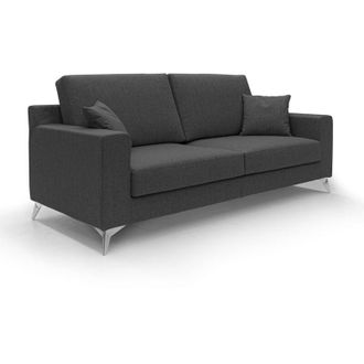 Divani.Store Michael Canap&eacute; De Tela Impermeable Y Antimanchas 206 Cm Antracita