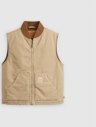 Levi's Sansome Vest - Mens - 2XS - Beige / TigerS Eye