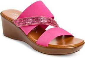 Italian Shoemakers Boom Wedge Sandal in Fuchsia at Nordstrom Rack, Size 7