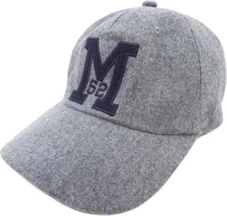 Moncler Pre-owned Accessories, male, Gray, Size: ONE SIZE Pre-owned H20913B00027 Cap
