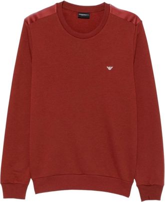 Emporio Armani Lounge Sweatshirt - Heren - Sweatshirts & Hoodies - Rood - Maat: XL Katoen