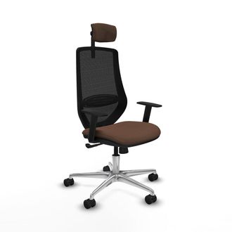 Piqueras y Crespo Piqueras Y Crespo D086n2w Silla De Oficina Negro Marr&oacute;n