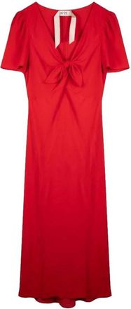 N&deg;21 Kleedjes - Dames - Casual kleedjes - Rood - XL - Kleedjes