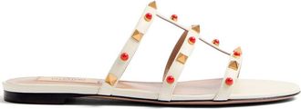 Valentino Garavani Rockstud sandalen - Beige