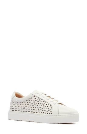 FRANKiE4 Mim V Sneaker in White Lattice at Nordstrom, Size 7.5