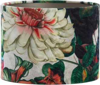 Light & Living Pantalla de lámpara - Dahlia - verde - textil - - Light&living