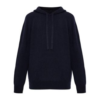 Laneus Felpa con cappuccio in lana - - Sweatshirts & Hoodies - Uomo - Blu - M
