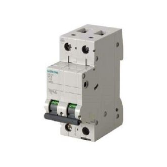SIEMENS Interruptor Magnetotermico Modular De 2 Polos C16 10000a 5sl4216-7