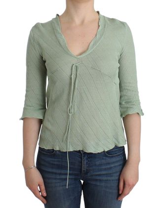 Ermanno Scervino weight Knit Sweater Top Womens Blouse
