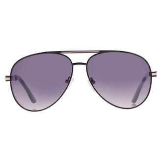 Guess Smoke Gradient Pilot Mens Sunglasses GF0173 01B 61
