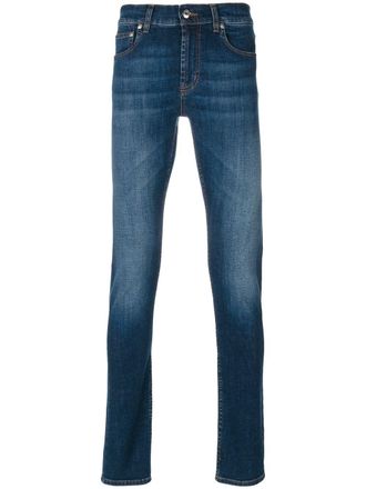 Alexander McQueen skinny jeans - men - Cotton/Spandex/Elastane - 46 - Blue