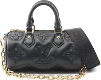 Louis Vuitton Borsa a mano con monogramma goffrato 2021 - Nero