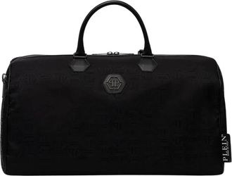Philipp Plein Weekend Bag - Heren - Weekendtassen - Zwart - ONE Size - Katoen - Tassen