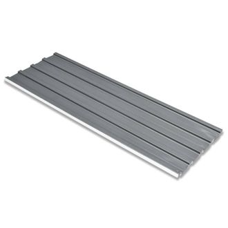 Berkfield Home Roof Panels 12 pcs Galvanised Steel Grey