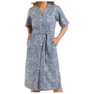 Dedicated Shirt Dress Orrefors Kleid f&uuml;r Damen | grau