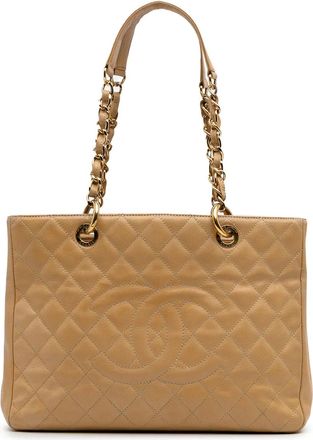 Chanel Borsa tote Grand Shopping in pelle Caviar 2012-2013 - Marrone