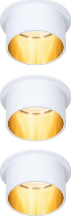 Paulmann Kit De Focos Empotrables Blanco Dorado 68 Mm