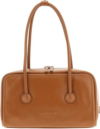 Marge Sherwood Soft Boston Schoudertas - Dames - Schoudertassen - Bruin - ONE Size - Leer - Tassen