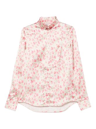 Loewe blouse met bloemenprint - Wit