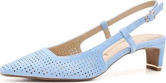 Kenneth Cole Marbella Perf Womens Shoes Sky Blue Suede : 7.5 M