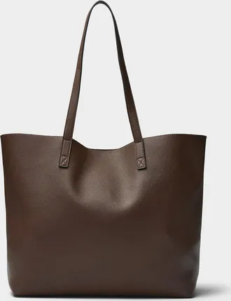 Simons Womens Grained minimalist tote bag