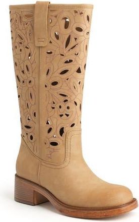 New York & Company Curtis Cutout Boot in Camel at Nordstrom Rack, Size 6.5