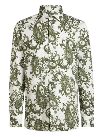 Etro paisley cotton shirt - White