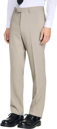 Sandro Wool suit trousers in Aluminum at Nordstrom, Size 36 X 32 Eu