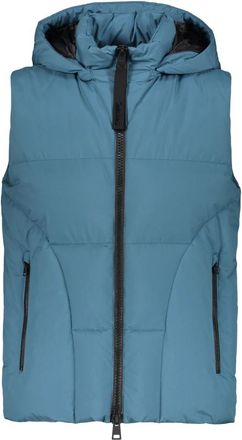 Herno Laminar Mouwloze Jas - Heren - Bodywarmers - Blauw - L - Polyester - Jassen